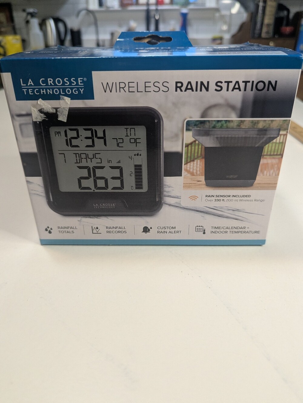 La Crosse Technology Wireless Rain Station 724-1409 - Brand New In Box NIB